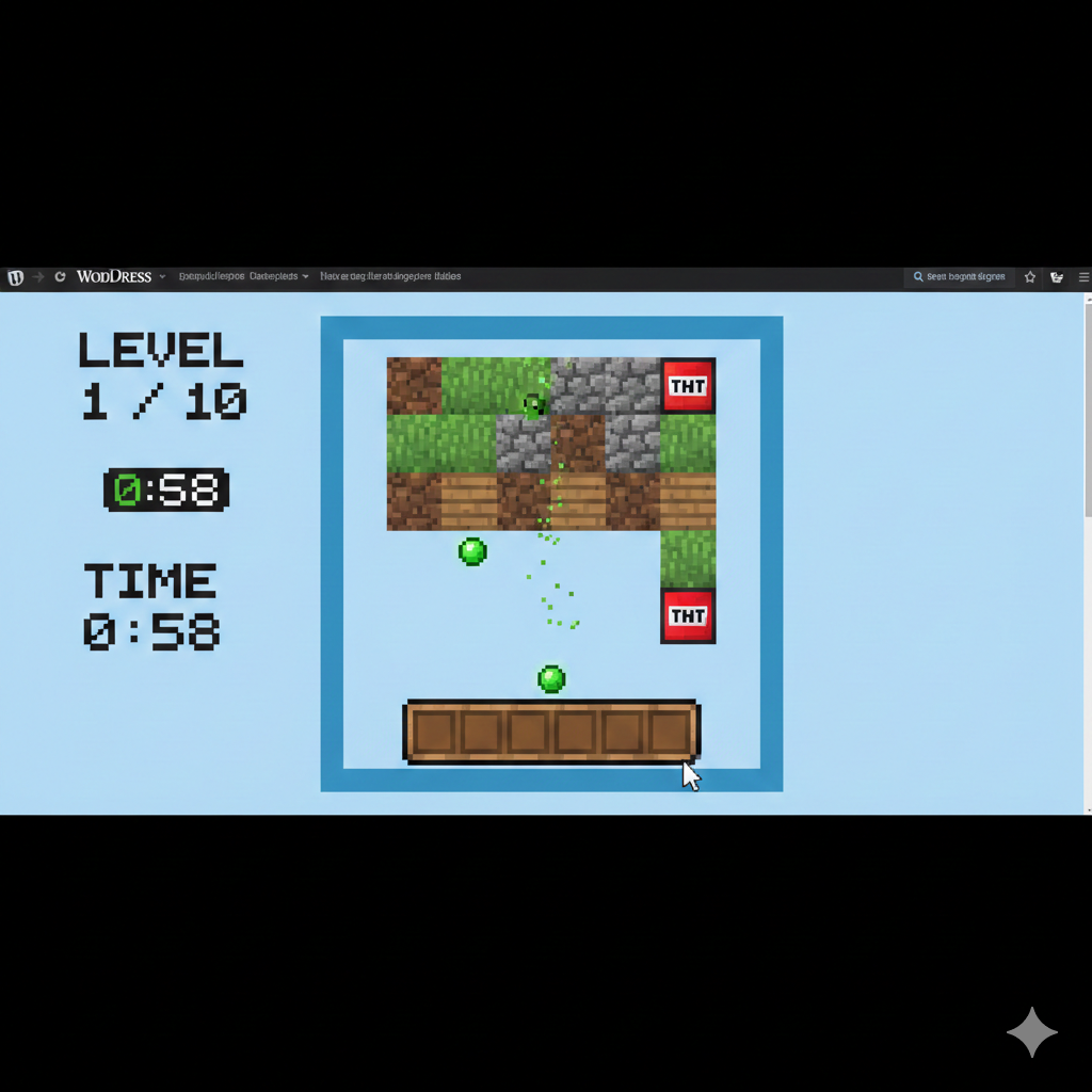 麥塊打磚塊 (Minecraft Breakout)